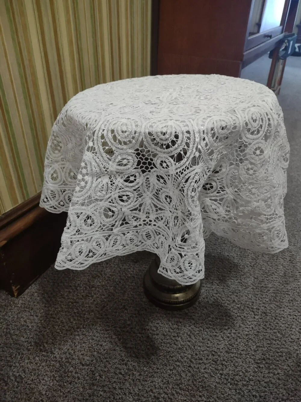 Handmade Battenburg lace 100% cotton 36